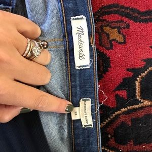 Madewell maternity skinny jeans